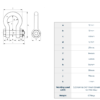 3.25 Tonnes  Green Bow Shackle With safety Nut & Pin ( New ) - Image 6