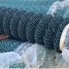 Heavy PVC Chain Link Fence 2.4m X 12.5mtr/50mm 3.55/2.5mm ( New )