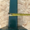 Intermediate Post 60 x 60mm With Base Plate For 1.8m High Chain Link Fence, Green ( New ) - Image 3