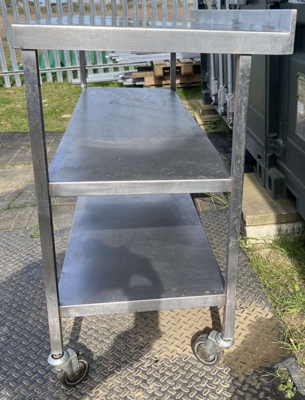 Worktable Stainless Steel 1650mmL x 650mmW x 970mmH (Used) - Image 2