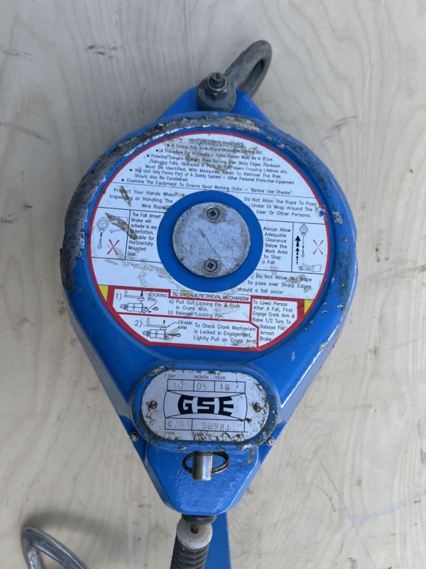 GLOBESTOCK – G.SAVER II FALL ARRESTER & RESCUE WINCH 20M (Used) - Image 6