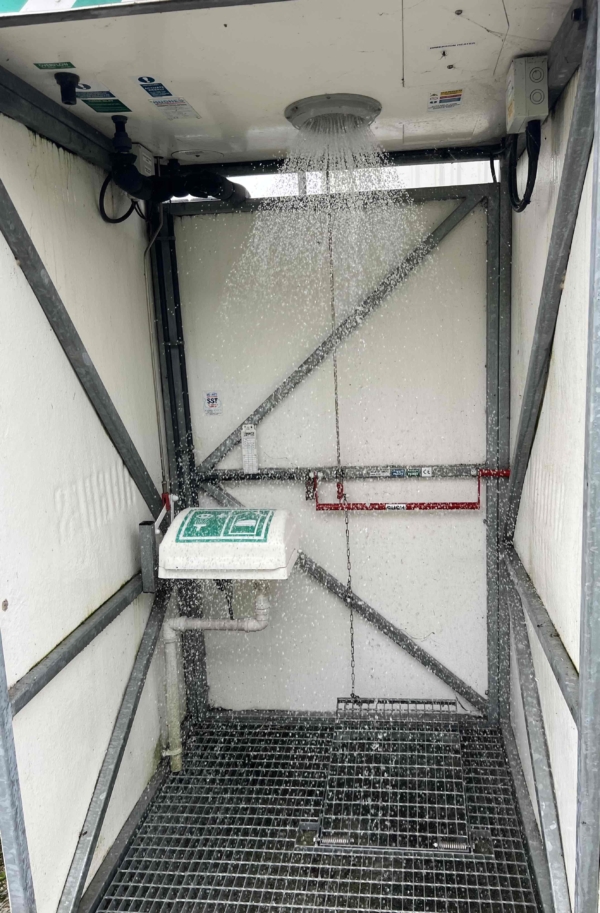 HUGHES 1200L Safety Shower - Immersion Heated (Used) - Image 7