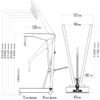 SGS 2 Tonne Professional Folding Hydraulic Engine Crane (Used, like new) - Image 6