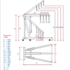 AS-0601B – 2.0 TONNE FOLDING ENGINE CRANE (Used - like new) - Image 2